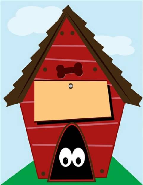 Picture of Dog House SVG File
