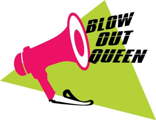 Picture of Blow Out Queen SVG File