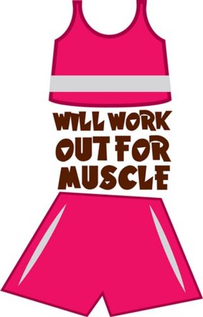 Picture of Work Out For Muscle SVG File