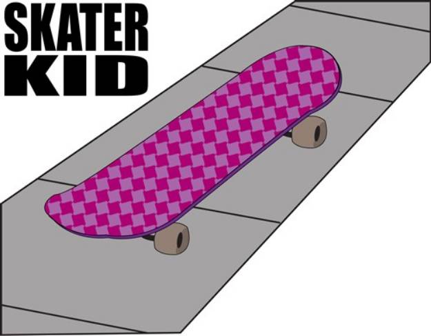 Picture of Skater Kid SVG File