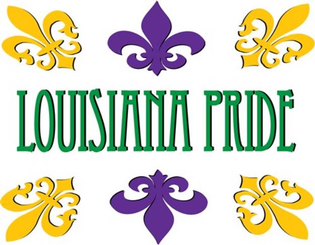 Picture of Louisiana Pride SVG File