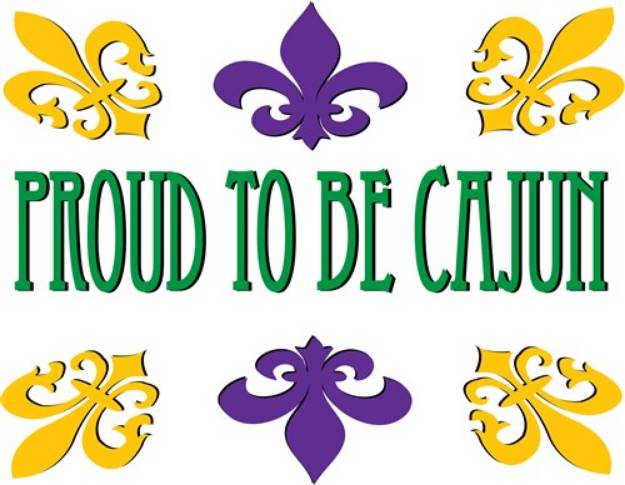 Picture of Proud to be Cajun SVG File