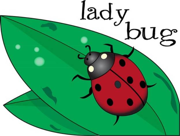 Picture of Lady Bug SVG File