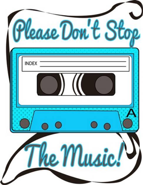 Picture of Dont Stop the Music SVG File