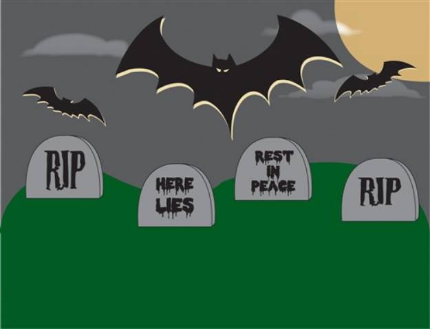 Picture of Graveyard Bat SVG File