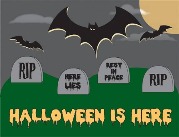Picture of Halloween is Here SVG File