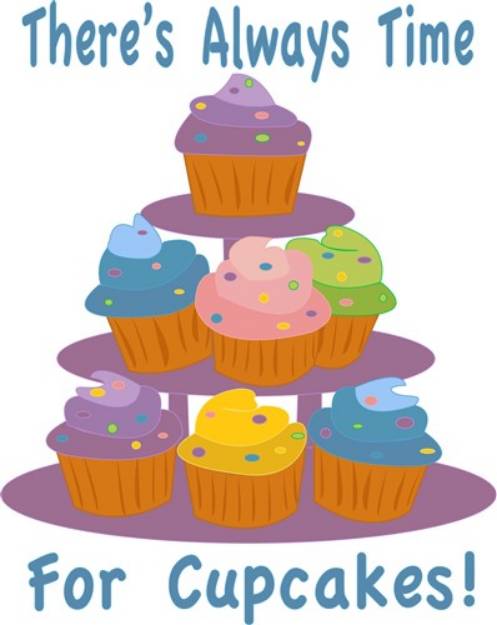 Picture of Time For Cupcakes SVG File