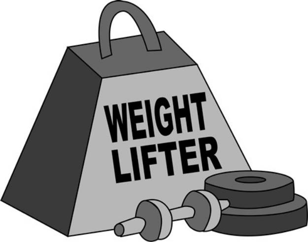 Picture of Weight Lifter SVG File