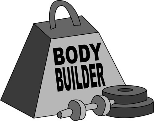 Picture of Body Builder SVG File
