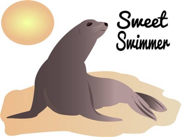 Picture of Sweet Swimmer SVG File