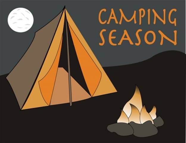 Picture of Camping Season SVG File