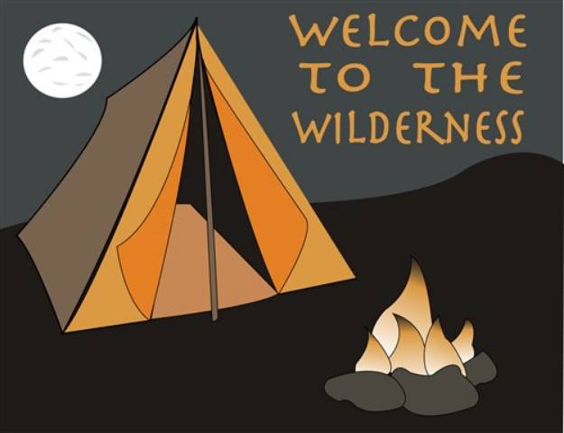 Picture of Wilderness Welcome SVG File