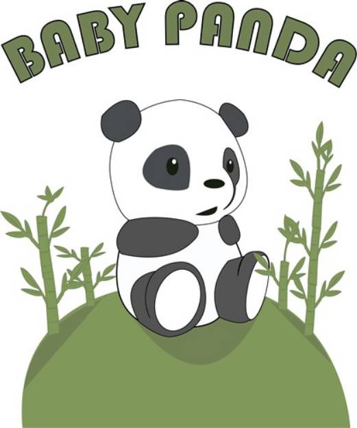 Picture of Baby Panda SVG File