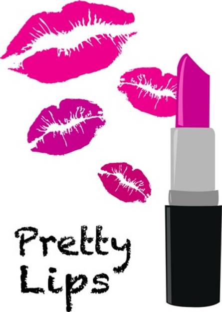 Picture of Pretty Lips SVG File