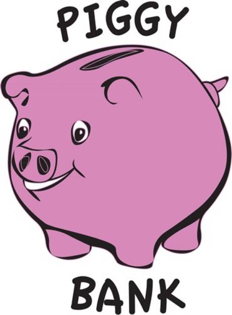 Picture of Piggy Bank SVG File