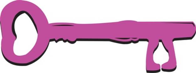 Picture of Pink Key SVG File