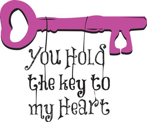 Picture of Key to My Heart SVG File