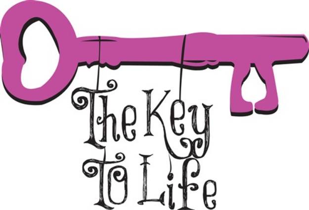 Picture of Key to Life SVG File