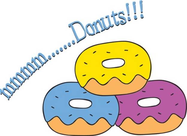 Picture of Mmmm Donuts SVG File