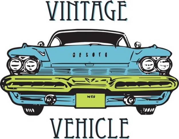Picture of Vintage vehicle SVG File