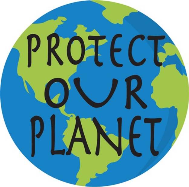 Picture of Protect Our Planet SVG File