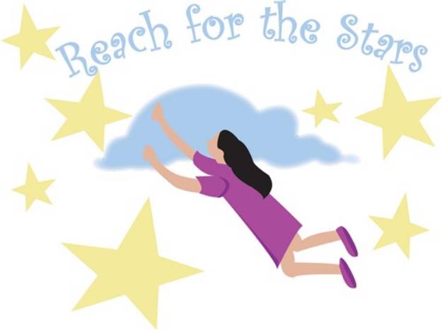 Picture of Reach for the Stars SVG File