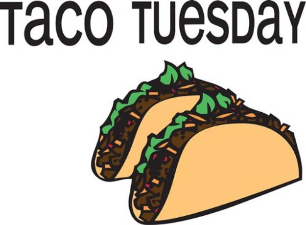 Picture of Taco Tuesday SVG File