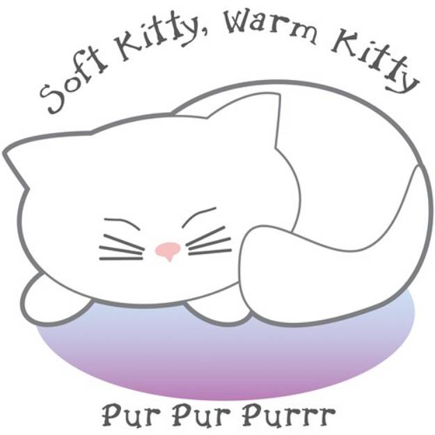 Picture of Soft Kitty, Warm Kitty SVG File