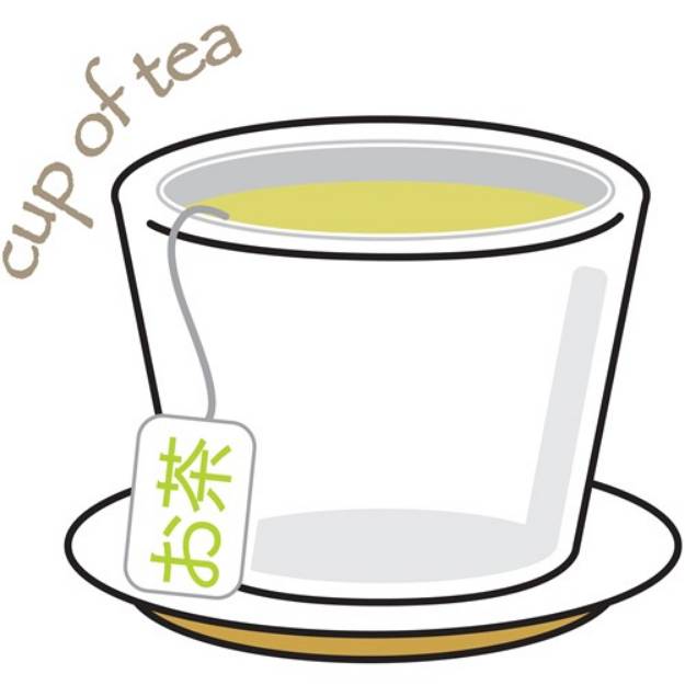 Picture of Cup of Tea SVG File