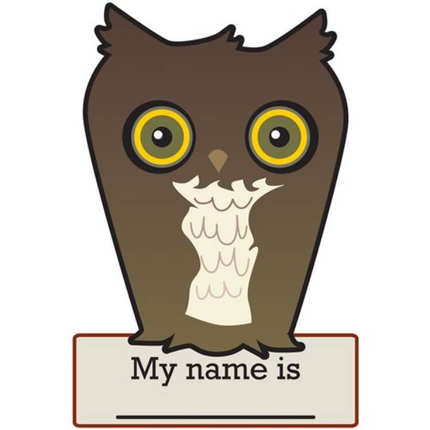 Picture of Name Tag SVG File