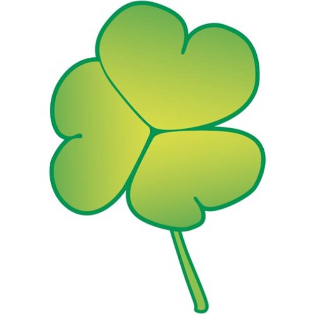 Picture of Yellow-Green Shamrock SVG File