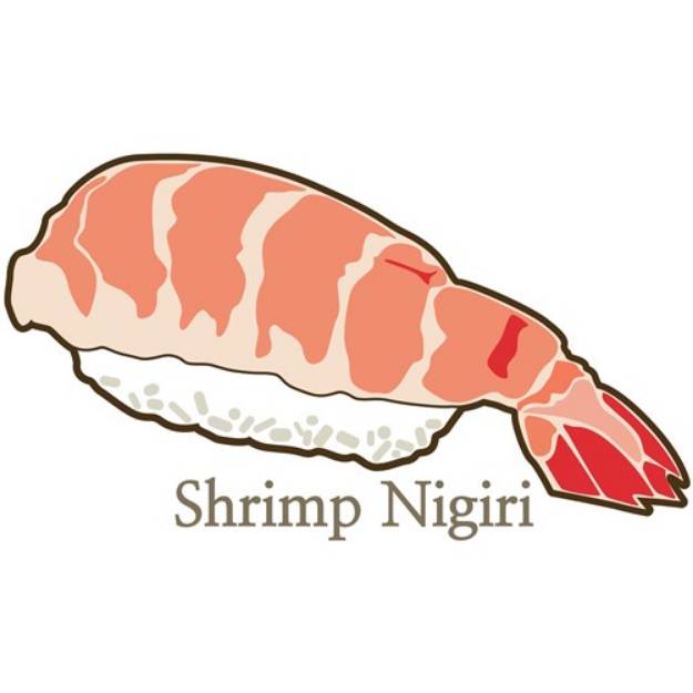 Picture of Shrimp Nigiri SVG File