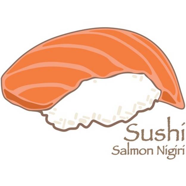Picture of Nigiri Sushi SVG File