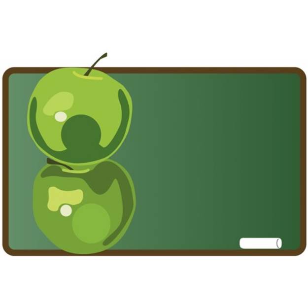 Picture of Stacked Green Apples SVG File