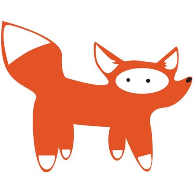 Picture of Cute Fox SVG File