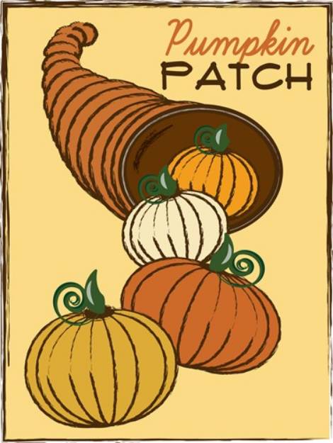 Picture of Pumpkin Patch SVG File