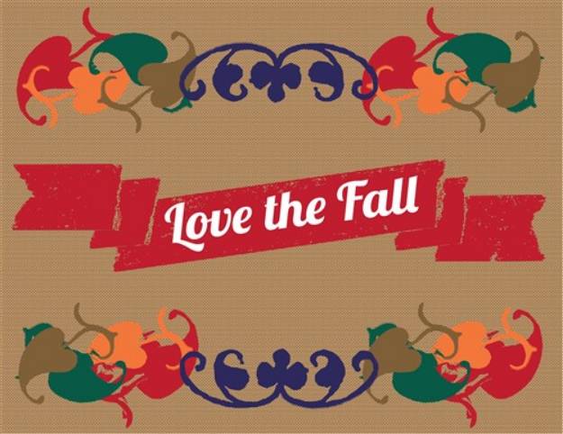 Picture of Love the Fall SVG File