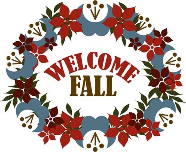 Picture of Welcome Fall SVG File