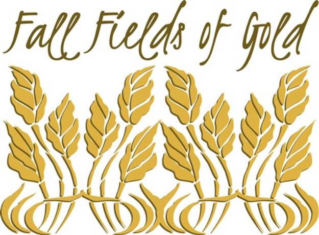 Picture of Fall Fields of Gold SVG File