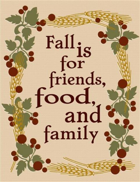 Picture of Fall is for Friends SVG File