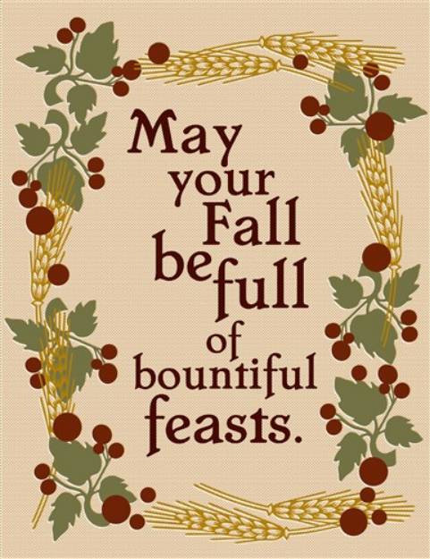 Picture of May Your Fall Be Full SVG File