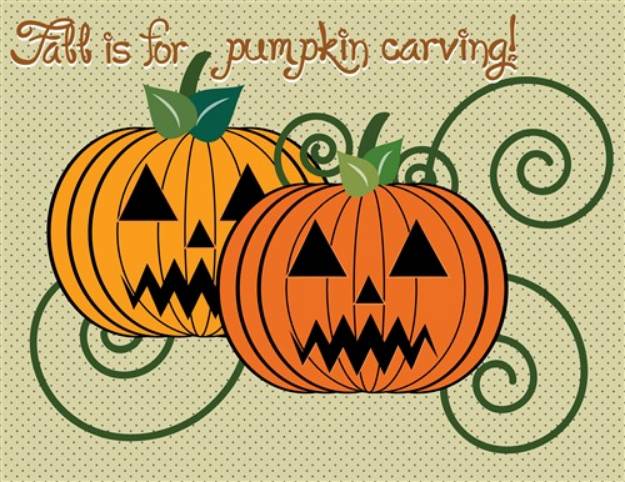 Picture of Pumpkin Carving SVG File
