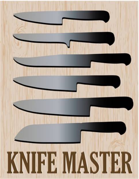 Picture of Knife Master SVG File