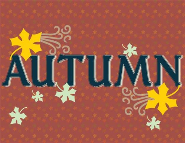 Picture of Autumn Sign SVG File