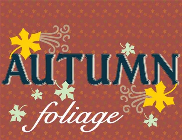 Picture of Autumn Foliage SVG File