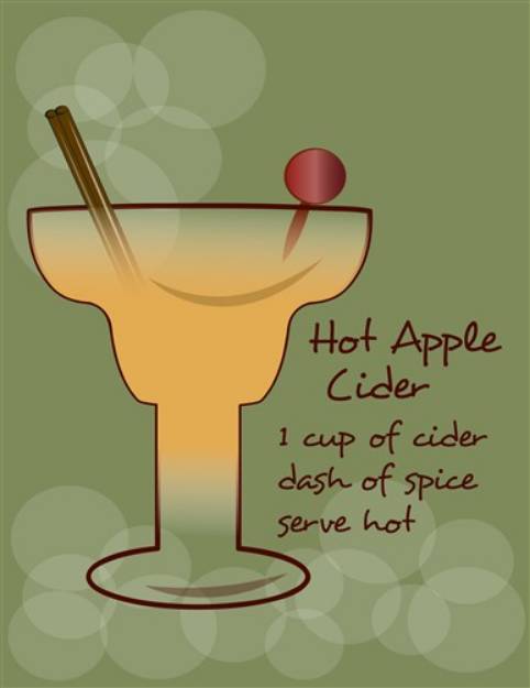 Picture of Hot Apple Cider SVG File