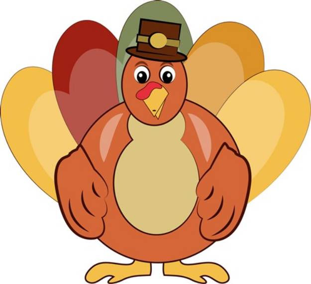 Picture of Turkey Man SVG File