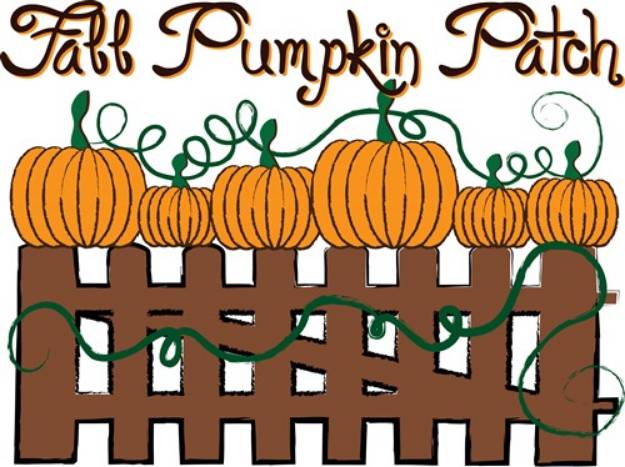 Picture of Fall Pumpkin Patch SVG File