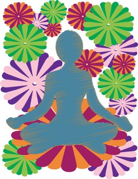 Picture of Yoga Position SVG File