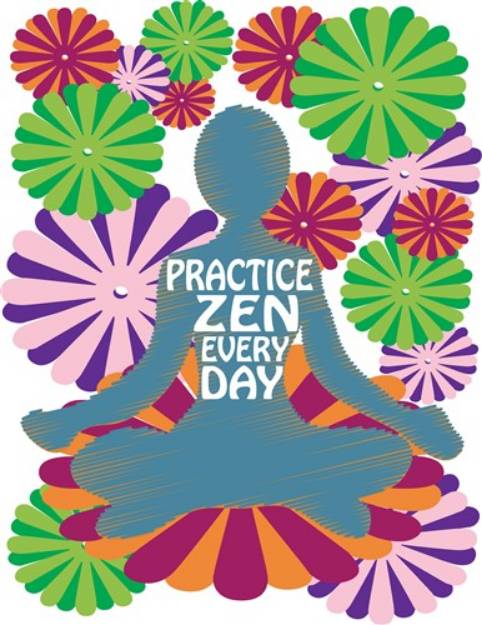 Picture of Practice Zen Everyday SVG File